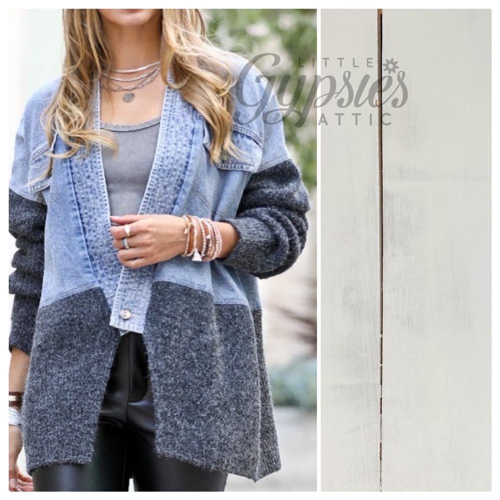 Stand Out One Button Denim Jacket - Picture 5 of 8